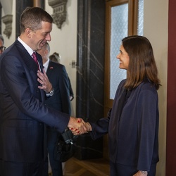 Höflichkeitsbesuch Aussenminister Serbien